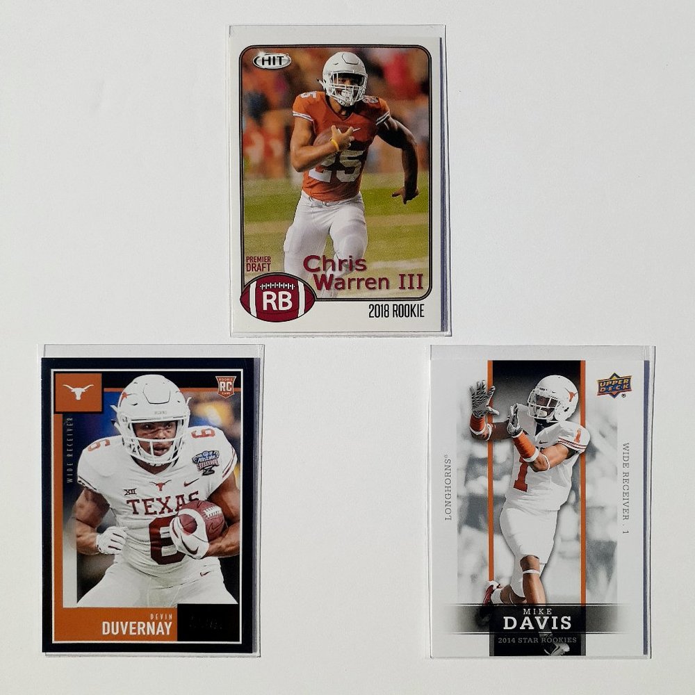 Texas Longhorns 9 Card Lot - CFBL [3_8_1] - Picture 3 of 8